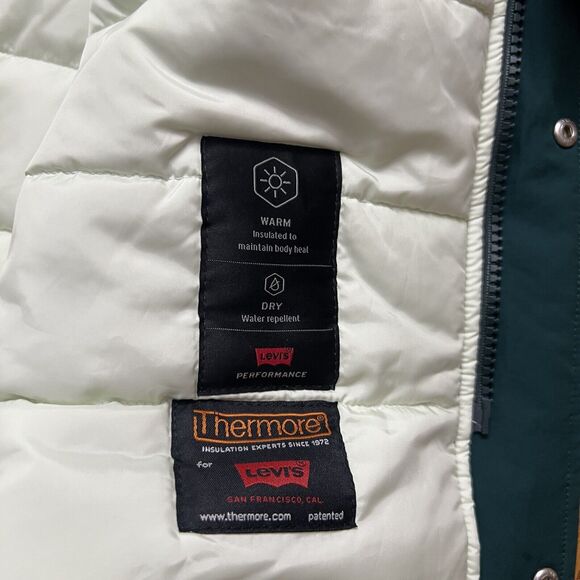 Levi's Jacket Men's M Green Ponderosa Pine Eastport Utility Thermore A35620001 - Picture 7 of 9